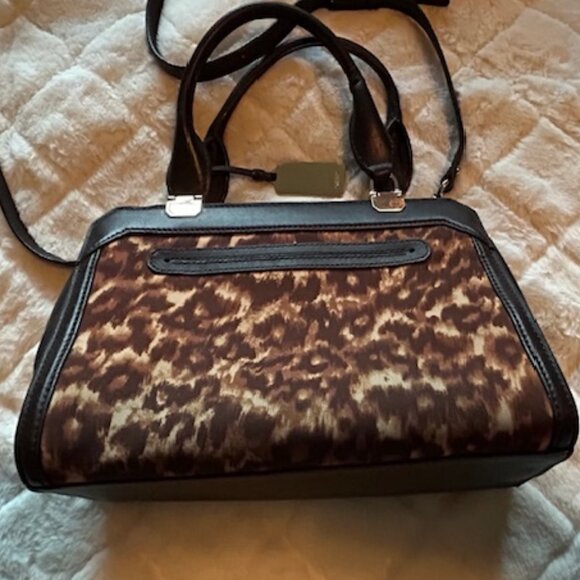 Preowned Leopard Print Coach Purse - Picture 3 of 8